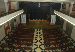 Imagen del salón de actes de la Fundación de la Caixa Rural de Vila-Real